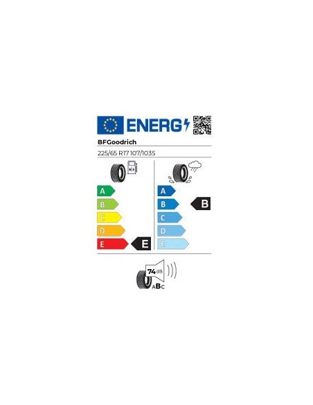 BF GOODRICH ALL TERRAIN T/A KO2 225/65 R 17 107S