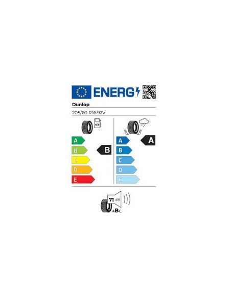 DUNLOP SPORT BLURESPONSE 205/60 R 16 92V