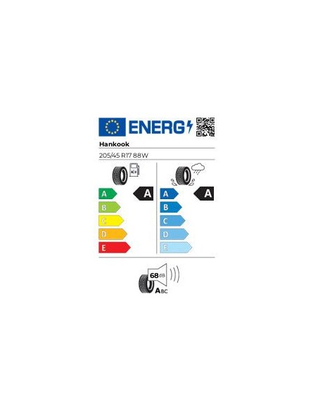 HANKOOK K127 VENTUS S1 EVO3 205/45 R 17 88W