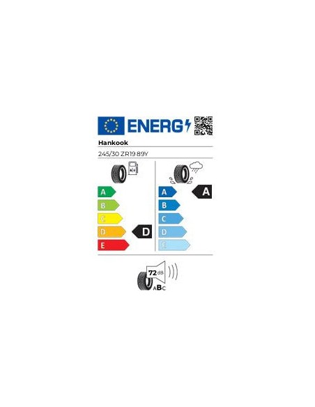 HANKOOK K127 VENTUS S1 EVO3 245/30 ZR 19 89Y
