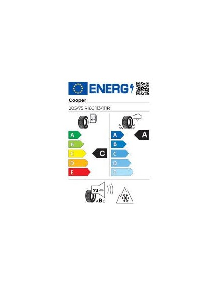 COOPER TIRES EVOLUTION VAN ALL SEASON 205/75 R...