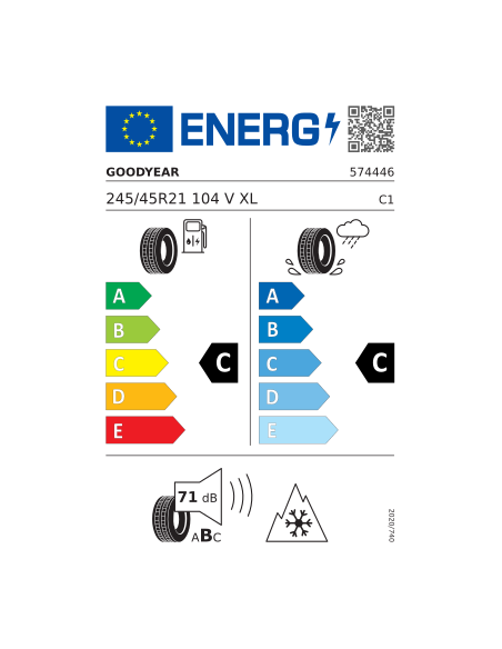 GOODYEAR ULTRAGRIP PERFORMANCE SUV 245/45 R 21...