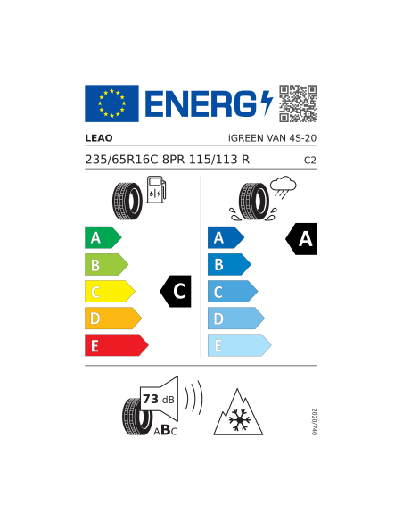 LEAO TIRE I-GREEN VAN 4S 235/65 R 16 115/113R