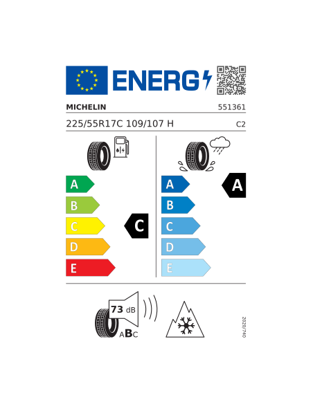 MICHELIN AGILIS CROSSCLIMATE 225/55 R 17 109/107H