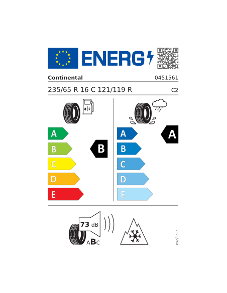 CONTINENTAL Van Contact 4Season 235/65 R 16...