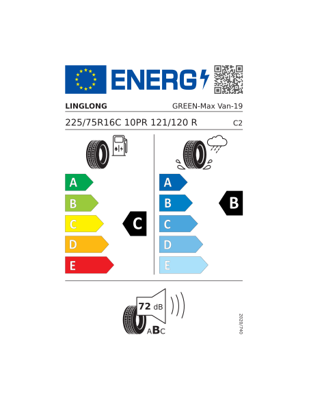 LING LONG GREEN-MAX VAN 225/75 R 16 121/120R