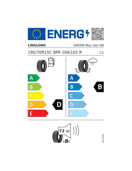 LING LONG GREEN-MAX VAN 195/70 R 15 104/102R