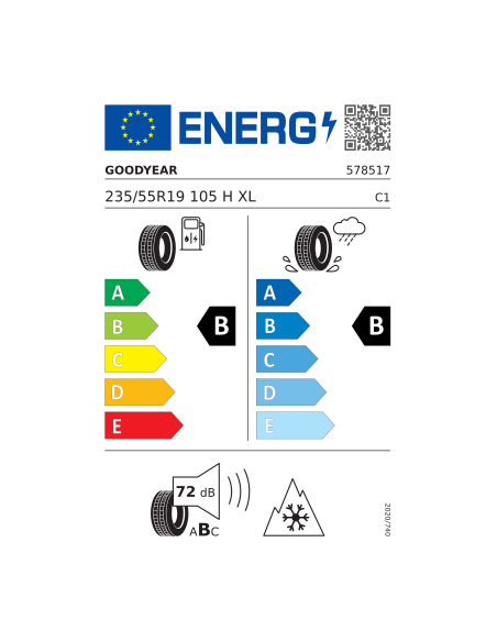GOODYEAR UltraGrip Performance + 235/55 R 19 105H