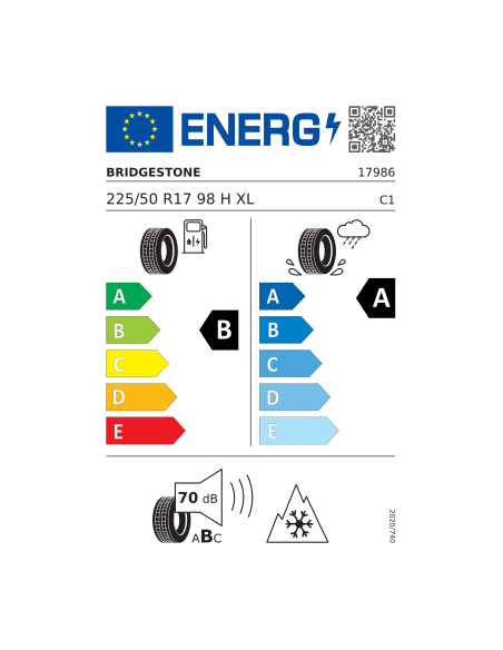 BRIDGESTONE BLIZZAK LM005 225/50 R 17 98H
