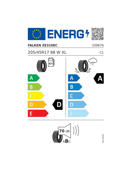 FALKEN ZIEX ZE310 ECORUN 205/45 R 17 88W