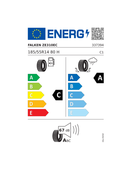 FALKEN ZIEX ZE310 ECORUN 185/55 R 14 80H