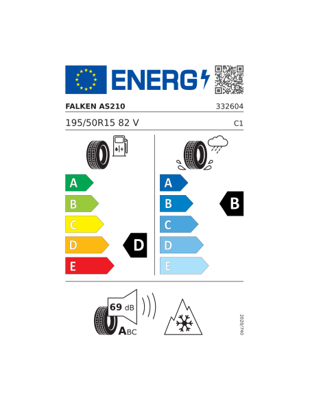FALKEN EUROALL SEASON AS210 195/50 R 15 82V