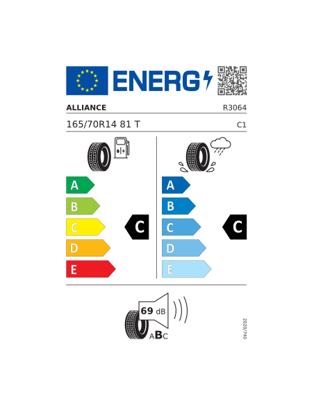 ALLIANCE 030EX 165/70 R 14 81T