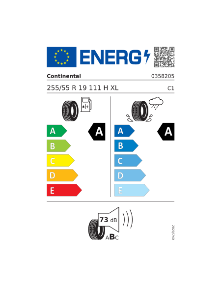 CONTINENTAL ECO CONTACT 6 255/55 R 19 111H