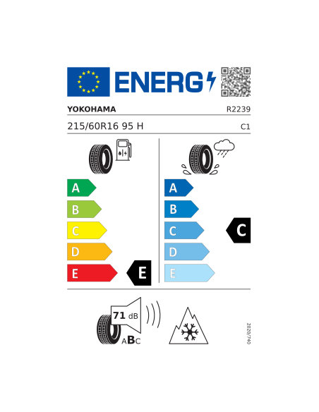 YOKOHAMA GEOLANDAR A/T G015 215/60 R 16 95H