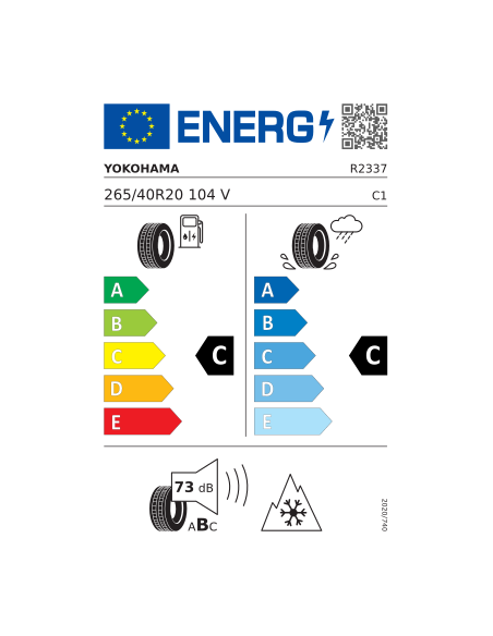 YOKOHAMA BLUEARTH WINTER V905 265/40 R 20 104V