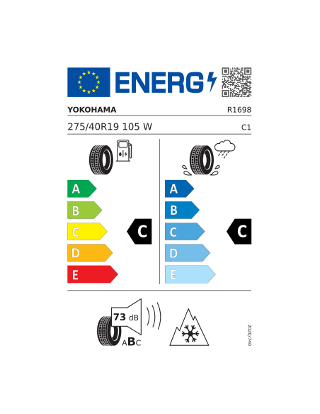 YOKOHAMA BLUEARTH WINTER V905 275/40 R 19 105W