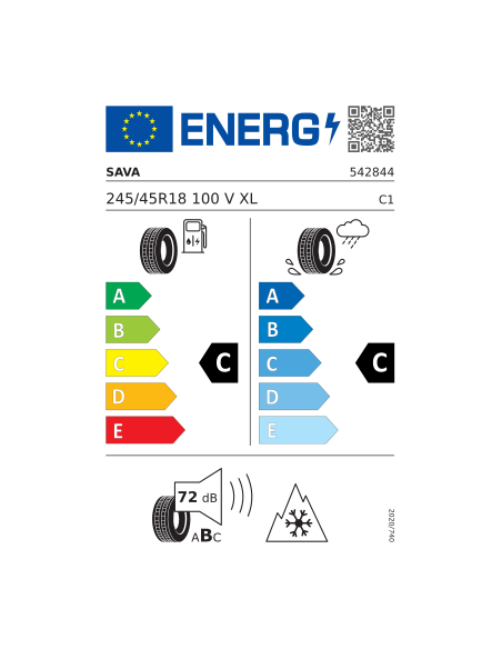 SAVA ESKIMO HP2 245/45 R 18 100V