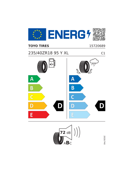 TOYO PROXES R888 R 235/40 R 18 95Y