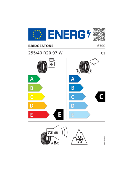 BRIDGESTONE BLIZZAK LM001 255/40 R 20 97W