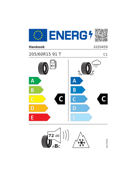 HANKOOK W452 I CEPT RS2 205/60 R 15 91T