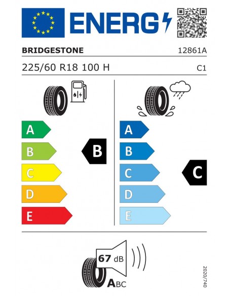 BRIDGESTONE ALENZA 001 225/60 R 18 100H
