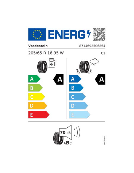 VREDESTEIN ULTRAC 205/65 R 16 95W