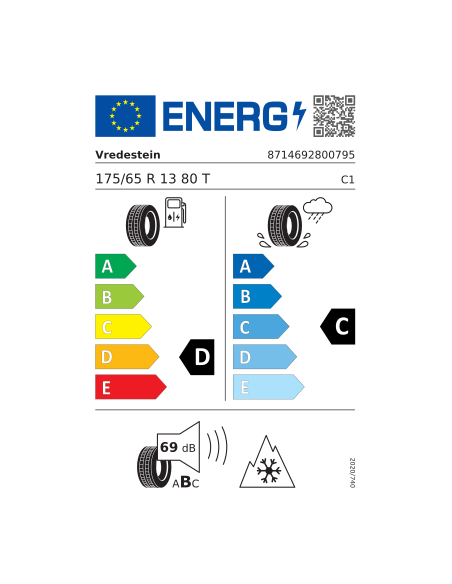 VREDESTEIN QUATRAC 5 175/65 R 13 80T