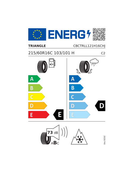 TRIANGLE SNOWLINK VAN LL01 215/60 R 16 103/101H