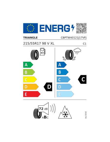 TRIANGLE Winter X TW401 215/55 R 17 98V