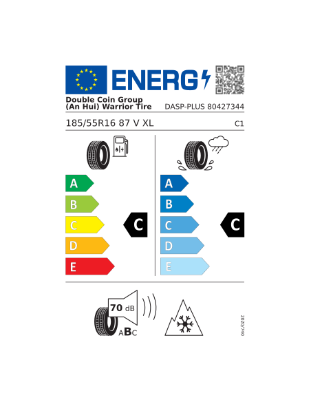 DOUBLE COIN DASP-PLUS 185/55 R 16 87V