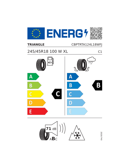 TRIANGLE SeasonX TA01 245/45 R 18 100W