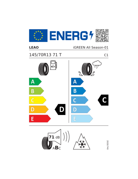 LEAO TIRE IGREEN ALL SEASON 145/70 R 13 71T