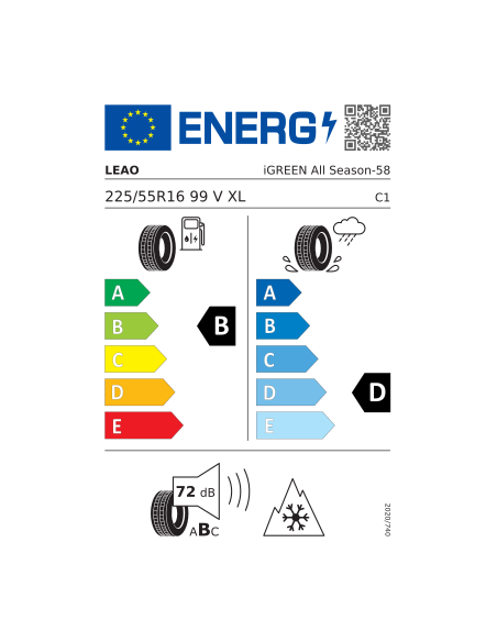 LEAO TIRE IGREEN ALLSEASON 225/55 R 16 99V
