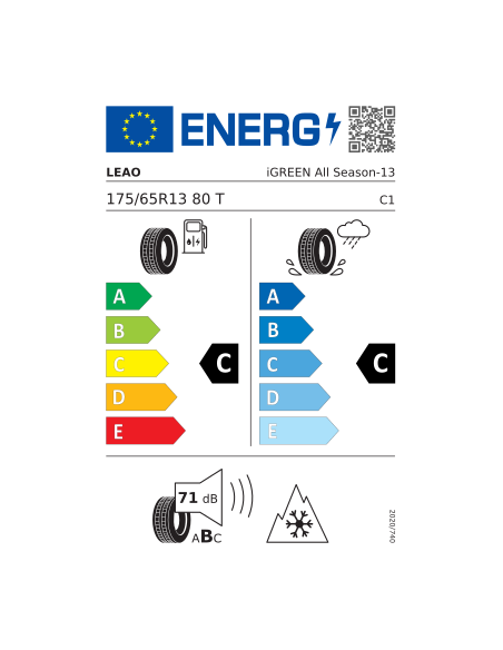 LEAO TIRE IGREEN ALL SEASON 175/65 R 13 80T