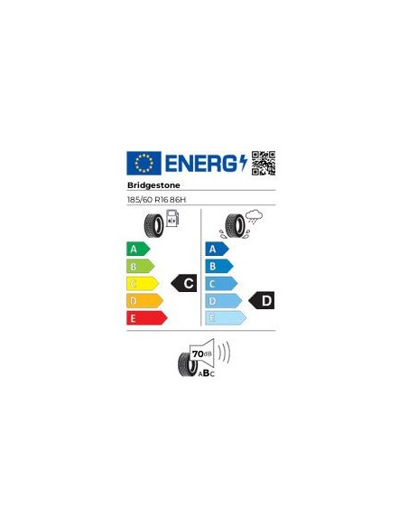 BRIDGESTONE ECOPIA EP25 185/60 R 16 86H
