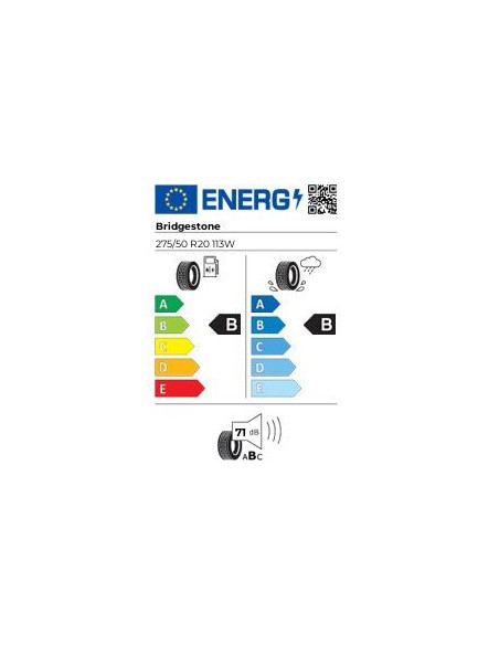 BRIDGESTONE ALENZA 001 275/50 R 20 113W
