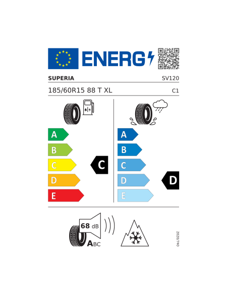 SUPERIA BLUEWIN HP 185/60 R 15 88T