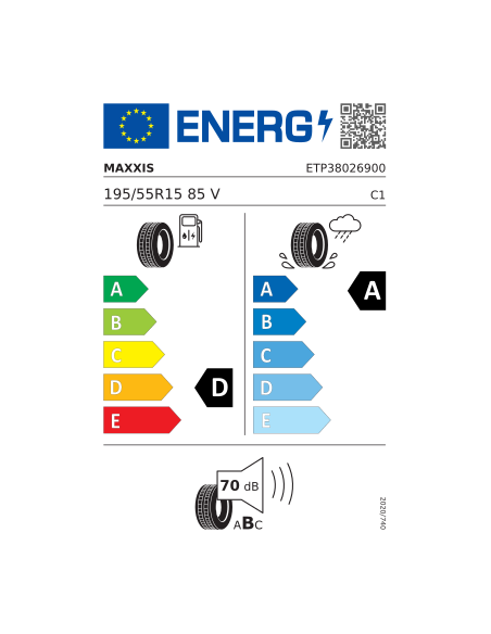 MAXXIS PREMITRA 5 HP5 195/55 R 15 85V