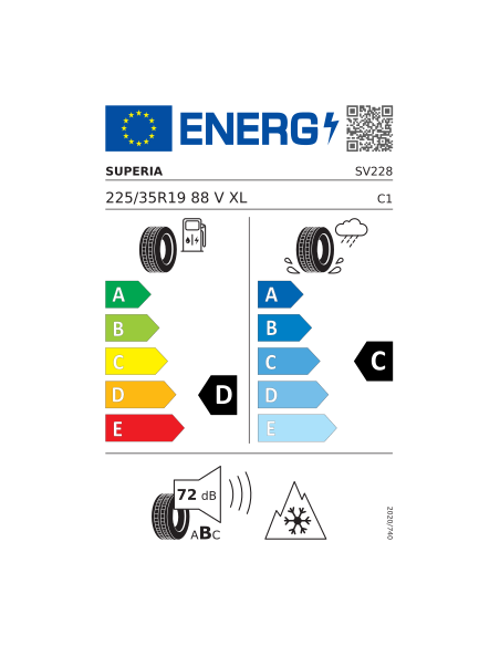 SUPERIA SNOW HP 225/35 R 19 88V