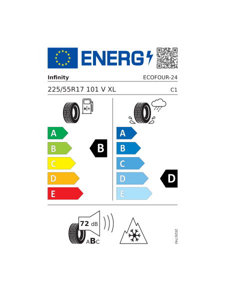 INFINITY ECOFOUR 225/55 R 17 101V