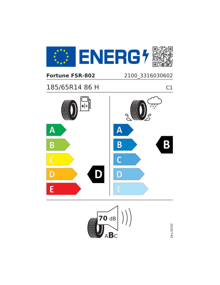 FORTUNE FSR802 185/65 R 14 86H