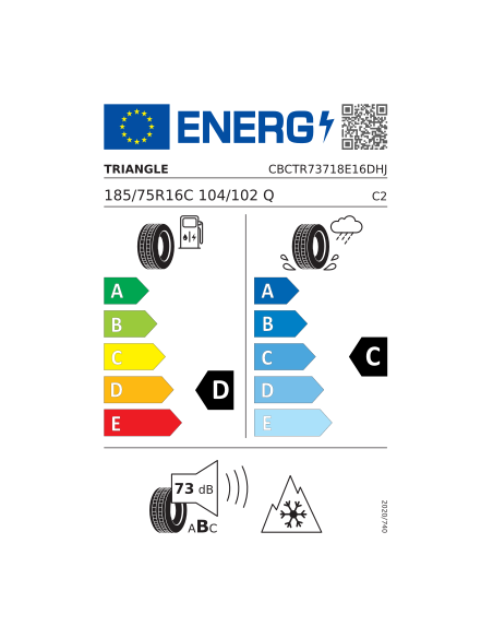 TRIANGLE TR737 185/75 R 16 104/102Q