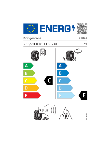 BRIDGESTONE DUELER A/T 001 255/70 R 18 116S