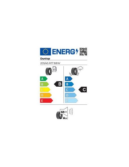 DUNLOP SPORT MAXX RT 205/45 R 17 88W