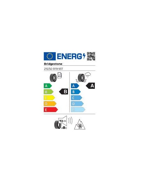 BRIDGESTONE WEATHER CONTROL A005 215/50 R 19 93T